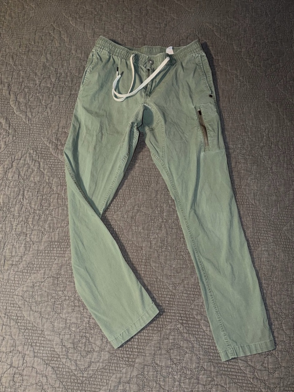 Vuori Men's Ripstop Climber Drawstring Pants - Sage Green